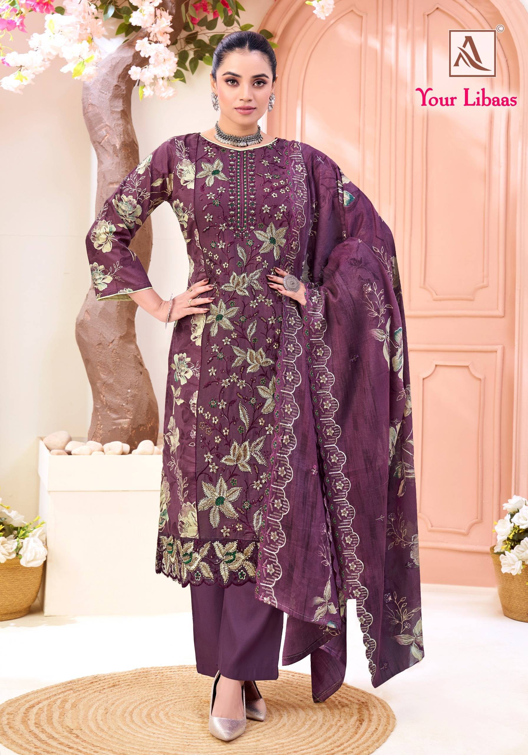 YOUR LIBAAS By Alok Suit 01 To 06 Series Beautiful Festive Suits Stylish Fancy Colorful Ethnic Wear Pure Cambric Cotton Print Dresses At Wholesale Price